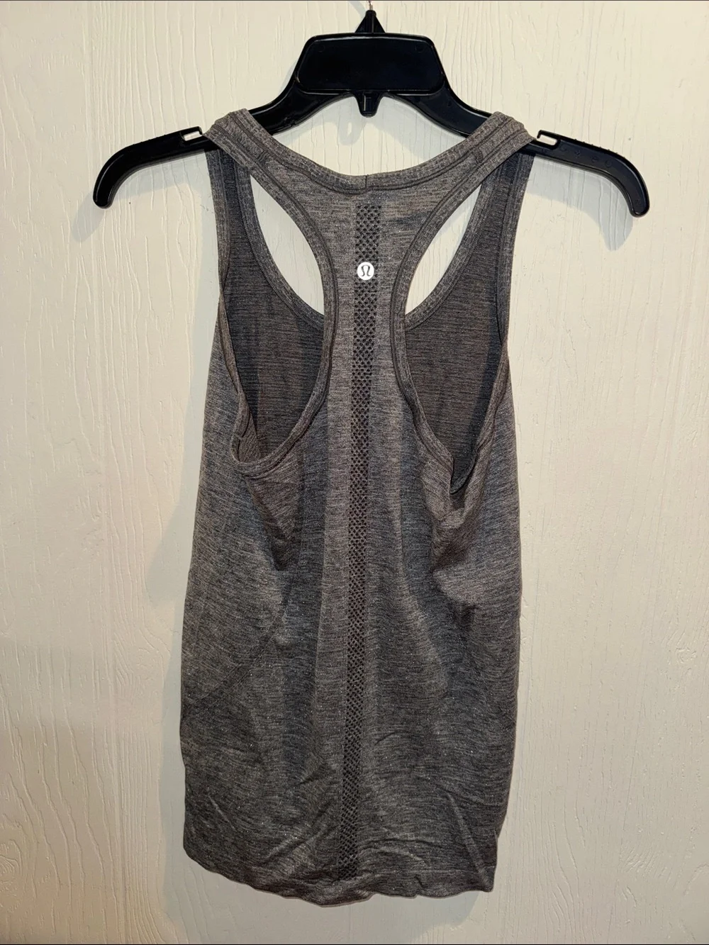 lululemon athletica Gray Sparkle Racerback Tank